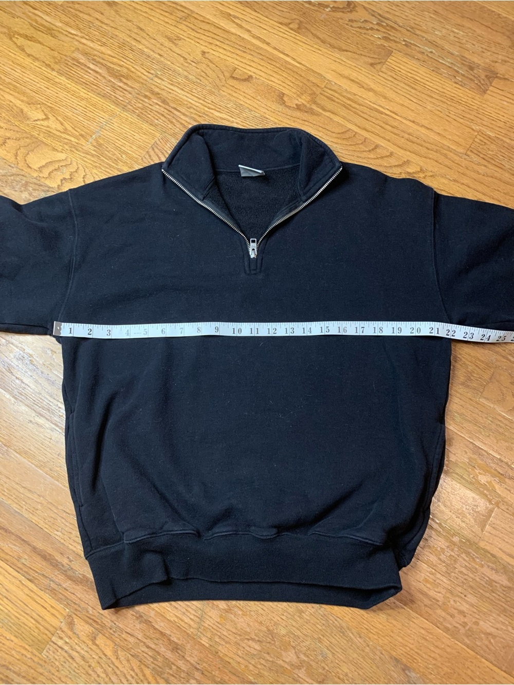 Tna Aritzia CozyAF Black 1/4 Zip Pullover Sweatshirt Size 1 (Small) - Picture 8 of 9